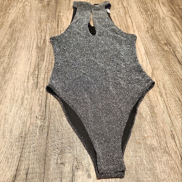 H&M Glittery Bodysuit - Size XS - Picture 1 of 7